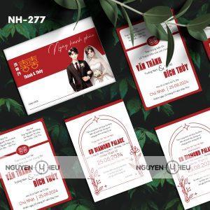 Thiệp cưới Hiếu Nguyễn thiết kế